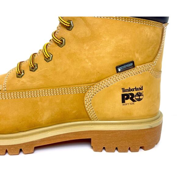 Timberland Pro Women’s Sz 10 WIDE Direct Attach 6" Soft Toe Waterproof Work Boot - Picture 7 of 10